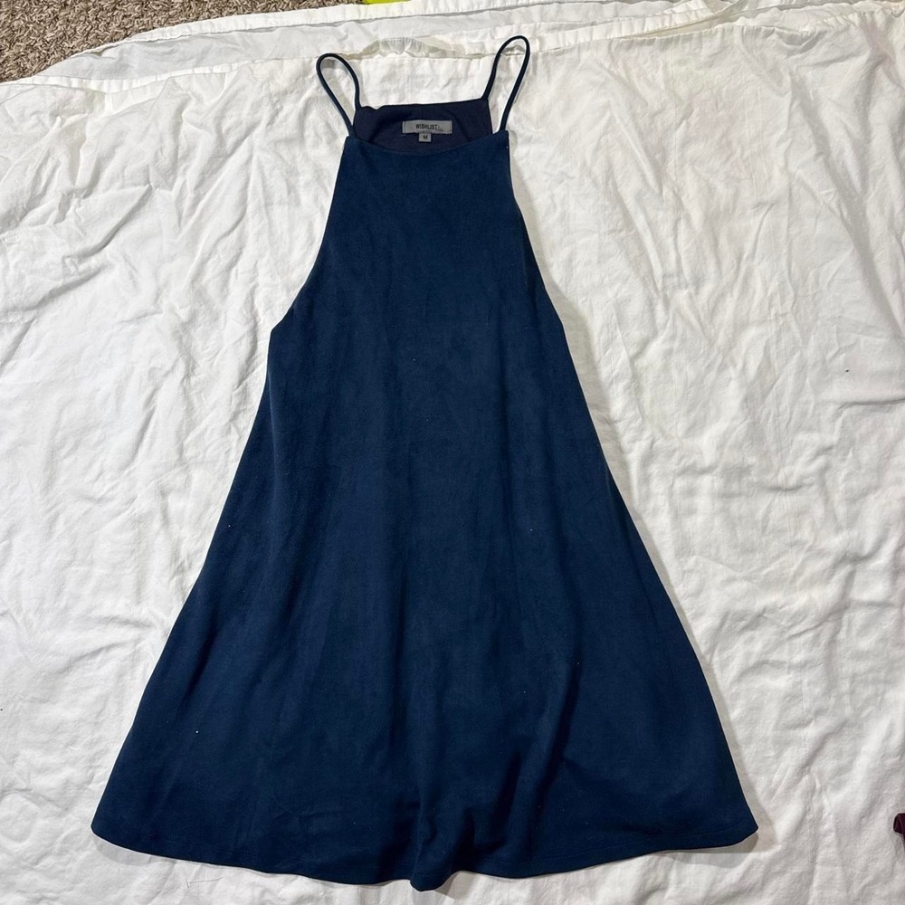 Women's Wishlist Navy Suede Dress